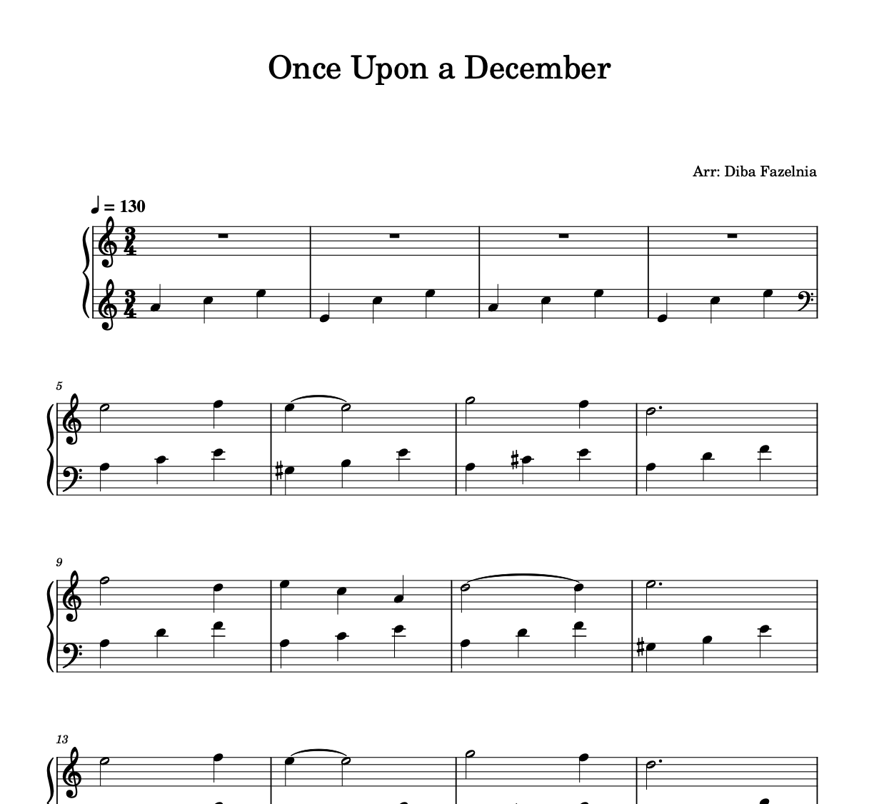Once Upon a December